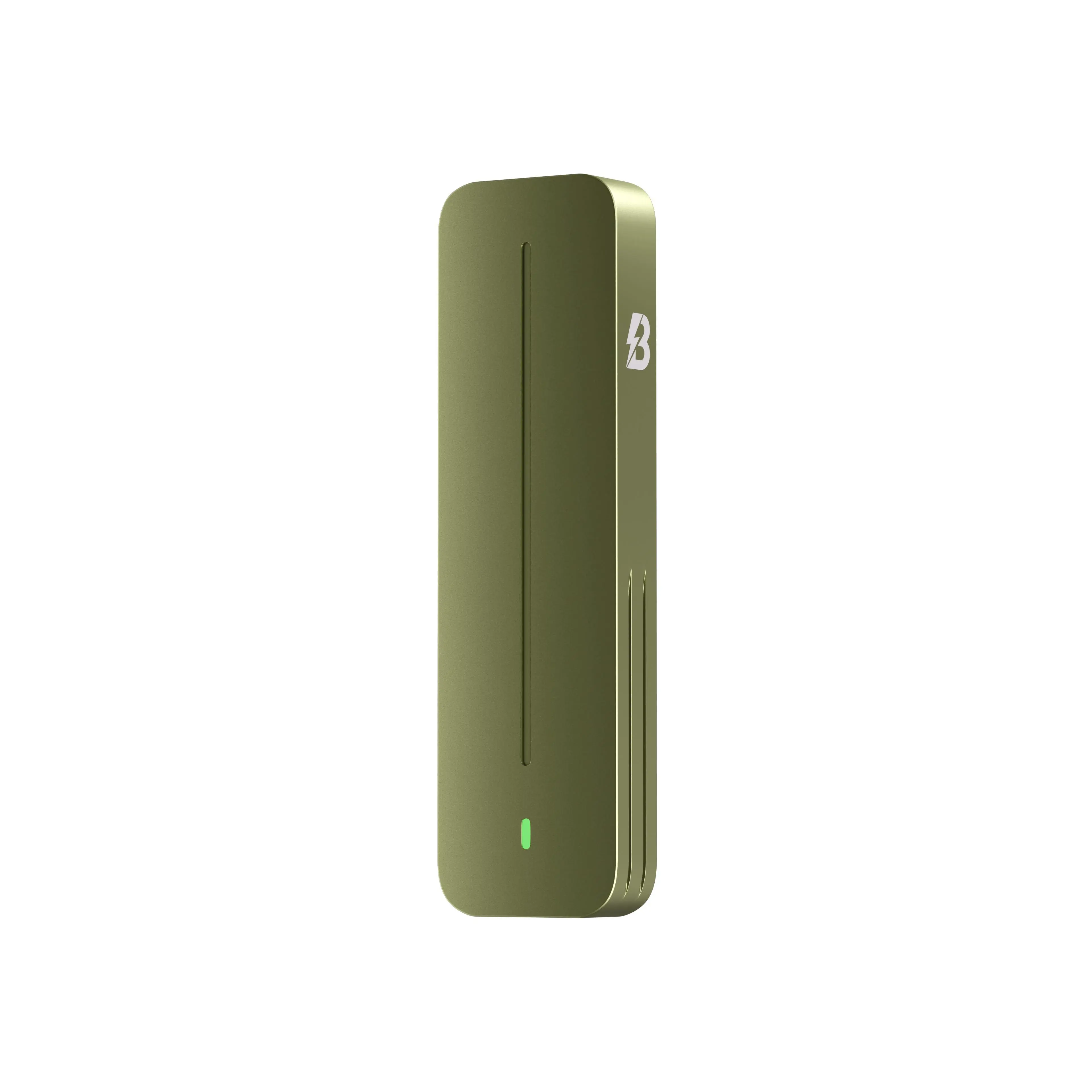 Matcha Byte 1TB Portable SSD – External Solid State Drive, USB-C/USB-A, Green Design