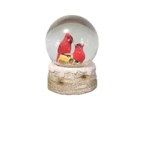 Snowglobe Cardinal Birds