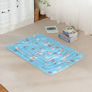 Size S Upgraded Ice Bean Cooling Mat for Dogs Cats, 3D Cool-Touch Breathable Pad with Instant Cooling Technology, Non-Slip Durable Pet Mat for Indoor & Outdoor Use, Summer Cozy Pet Bed Supplies