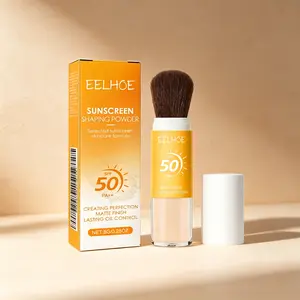 Matte Finish & Oil Control – EELHOE Sunscreen Shaping Powder 8g – SPF 50 PA++ – Setting Powder with Sun Protection – Blurs Pores, Controls Shine – Perfect for Oily Skin – Daily Use