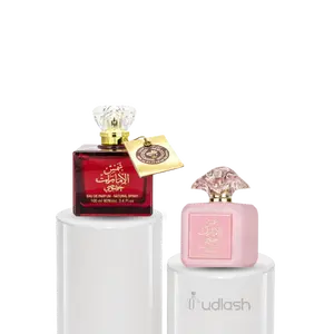 Oudlash Bundle | Ard Al Zaafaran | Shams Al Emarat | Pink Blush + Khususi | Unisex Fragrance | 100 ML 3.4 OZ | Raspberry - Nectarine & Apple
