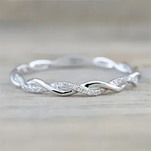 Small, simple, and exquisite women's rings are fashionable and suitable for everyday wear Infinite Love Mobius Ring, Classic Premium Open Couple Matching Rings