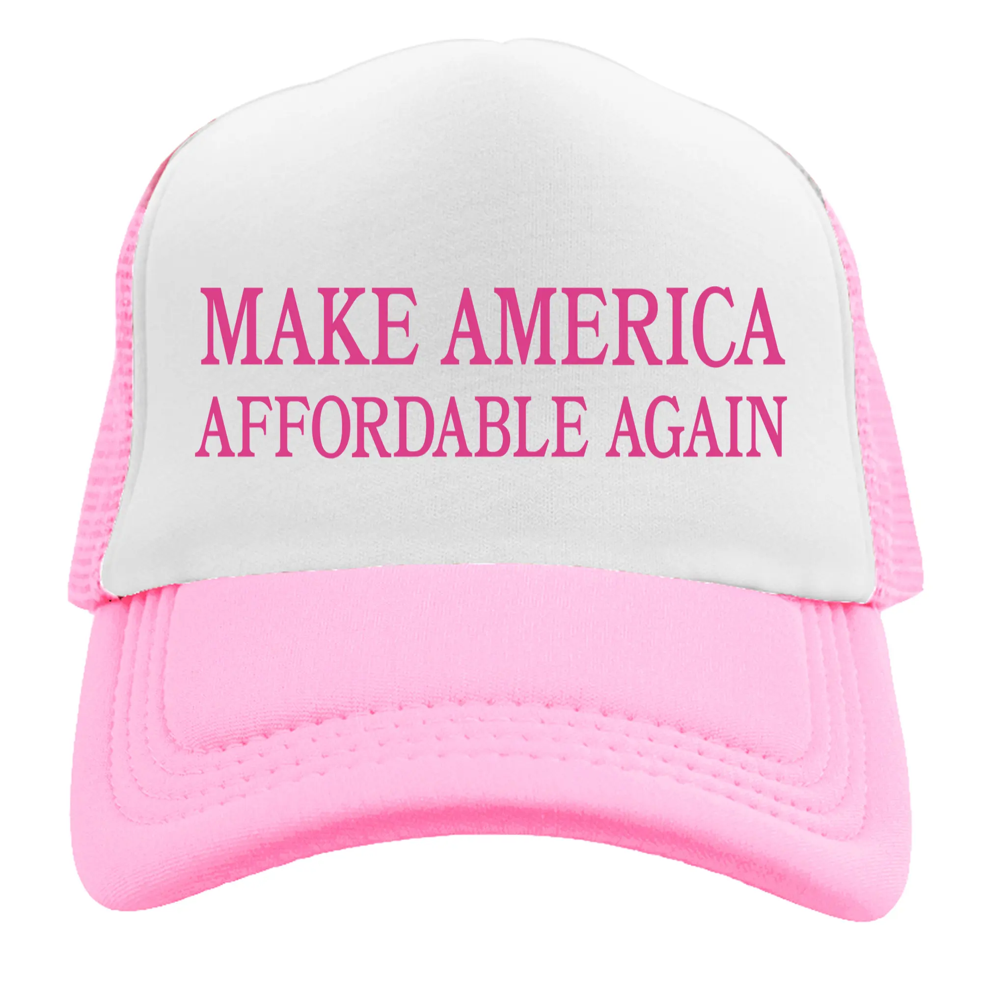 Make America Affordable Again, Unhinged Trucker Hat, Embroidered Hat, Redneck Hats, Funny Trucker Hats, Adult Trucker Hat, Humor Hats, Silly