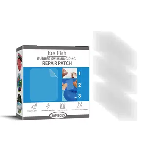 JUE FISH Inflatable Self-Adhesive Vinyl Repair Patch, Self-Adhesive Sealing Patch for Swimming Rings