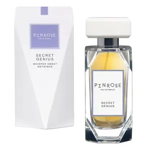 PINROSE Perfumes Secret Genius - Eau De Parfum Fragrance Spray for Women - Clean, Vegan, Cruelty-Free, and Hypoallergenic Scent with Essential Oils - Notes of Caramel, Madagascan Vanilla, Sandalwood, Jasmine and Bergamot PINROSE