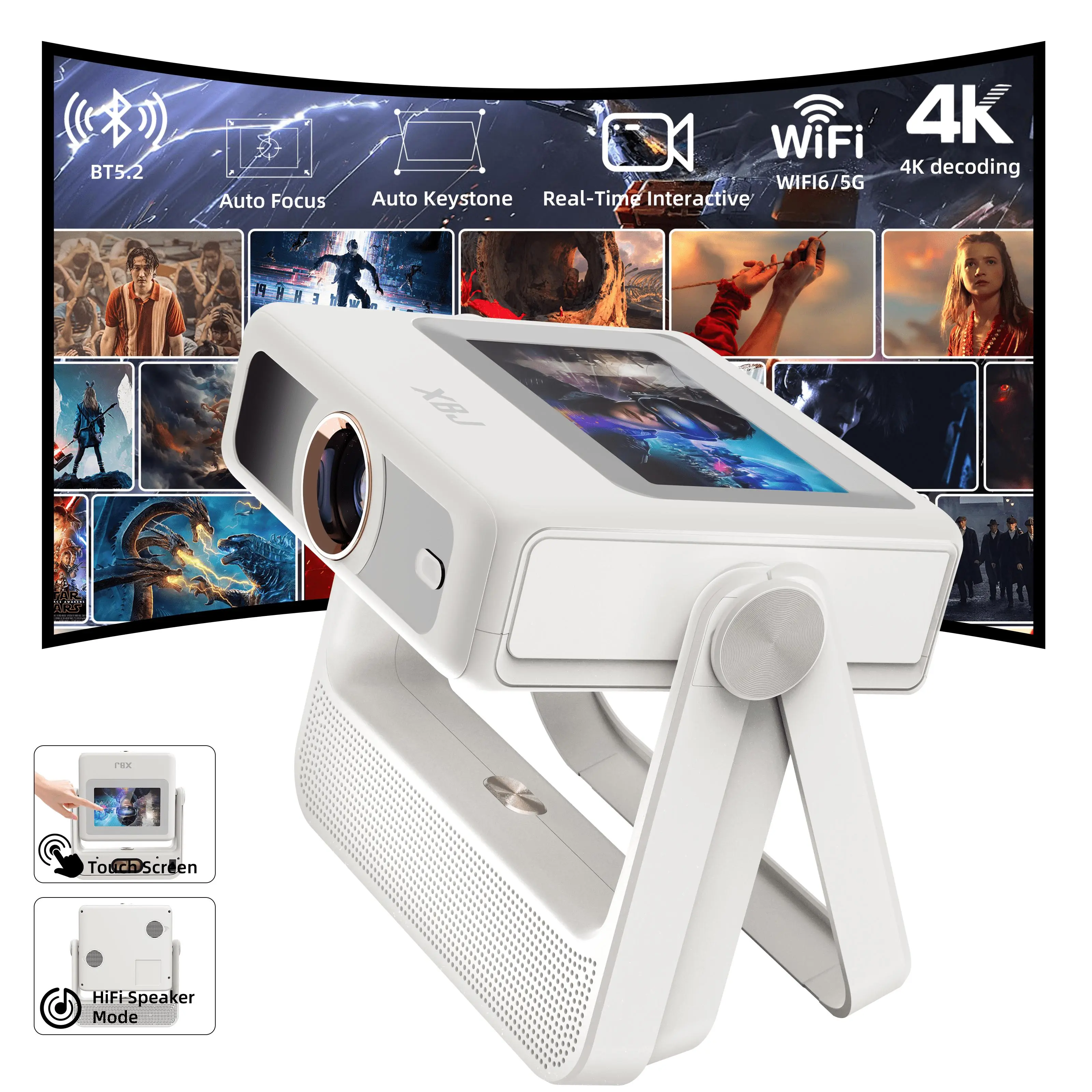 XBJ-A5PRO touch screen , smart with 5GWifi and Bluetooth 5.2