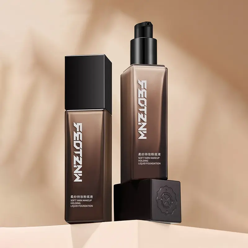 FEOTZNW Luxury 4-in-1 Foundation & Concealer Cosmetic Set - Moisturizing, Hydrating, Buildable Coverage, Long-Lasting, Transfer-Proof, Anti-Sweat, Non-Stripping, Even Skin Tone, Natural Flawless Base for All Skin Types