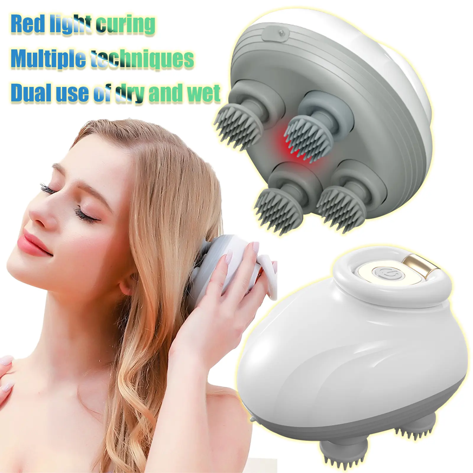 Portable Cordless Electric Scalp Massager 2-Speed Vibrating Head Massager  with 96 Silicone Nodules for Deep Hair Cleansing and Hair Growth Comfort -  TikTok Shop