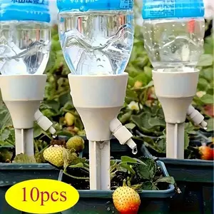 Automatic Plant Watering Drip Irrigation Kit, Adjustable Water Flow for Indoor and Garden Plants, Compatible with Standard European and American Threaded Bottles, Battery-Free Efficient Watering System for Potted Plants, Automatic Irrigation Equipment