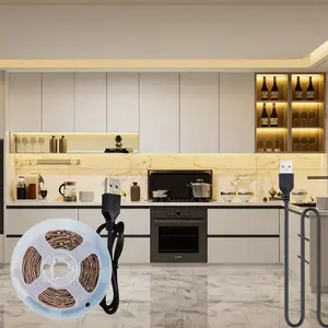 USB Powered LED Strip Light, Flexible Cuttable LED Light Strip, Decorative Light for Bedroom TV Computer Living Room Kitchen Bookshelf Stair