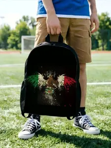 1PC Storage Bag Mexico Large Capacity Backpack Football Office Workers Birthday Super Quality Knapsack JourneyBack to School Season Match Day Essentials