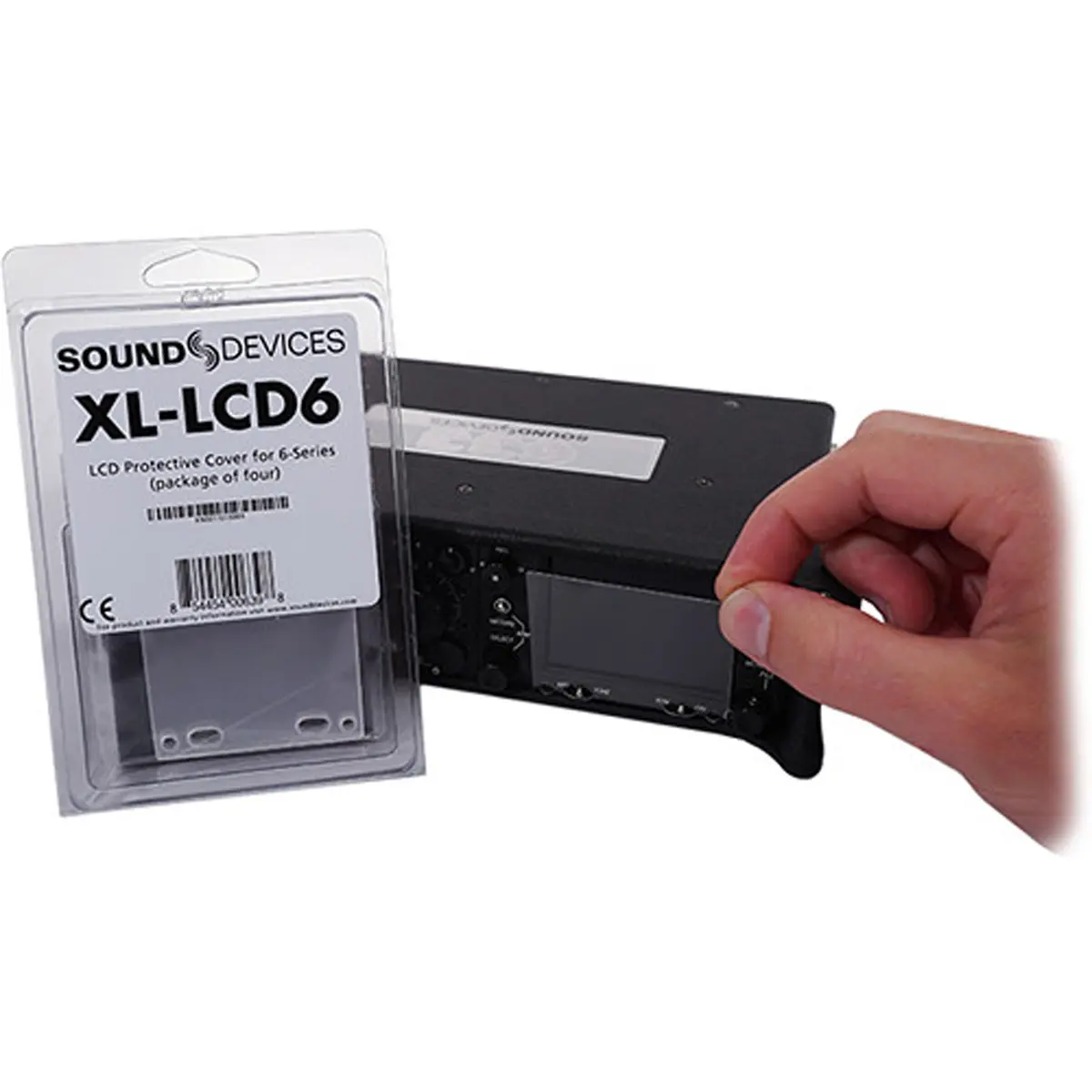 Sound Devices Protective LCD Cover for 833 & Scorpio Recorder, Clear, 4-Pack
