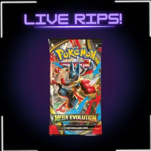 LIVE - Mega Evolutions Booster Packs (Pokémon TCG)