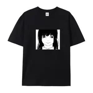 Asa Stare Chainsaw Man T-shirt, a fun anime-themed top, Asa Mitaka manga T-shirt, Japanese otaku streetwear, unisex printed top, cool anime clothing gift, Christmas outfit for Chainsaw Man fans