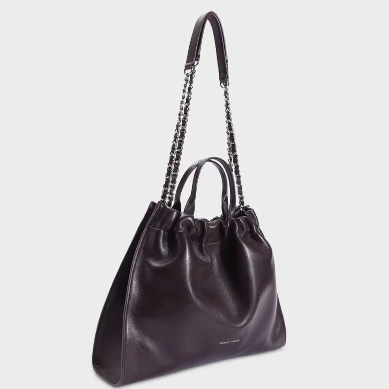 TUSCAN'S Leather Tote Bag - Chic Office Everyday Carry - Large Capacity Laptop Bag, Shoulder & Handheld Design, Business, Large Size