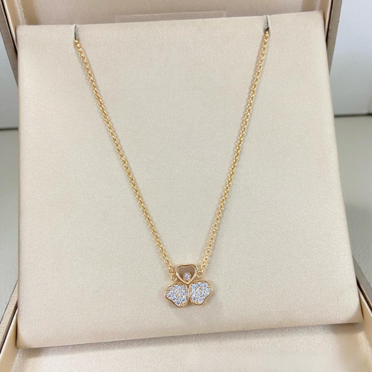 High Quality Lucky Clover Heart Necklace Effortless French Chic For Everyday Woman Party Gift