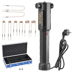 fathersdaygift VEVOR Induction Heater Bolt Removal, 1100W 110V Magnetic Induction Heater Kit, Handheld Nut Buster Tool, Mini Heating Machine for Rusty Screw Removing, Car Garage Repairing Tools with 8 Coil and Box
