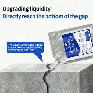Fast-Drying Crack Filler Waterproof Sealant, Leak Repair Cement Ground Patching Agent, Polyurethane Roof Sealing King Joint Filler