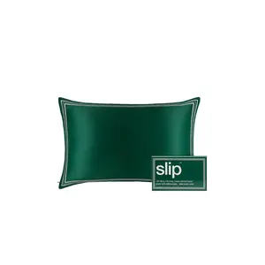 slip Pure Silk Queen Pillowcase in Green