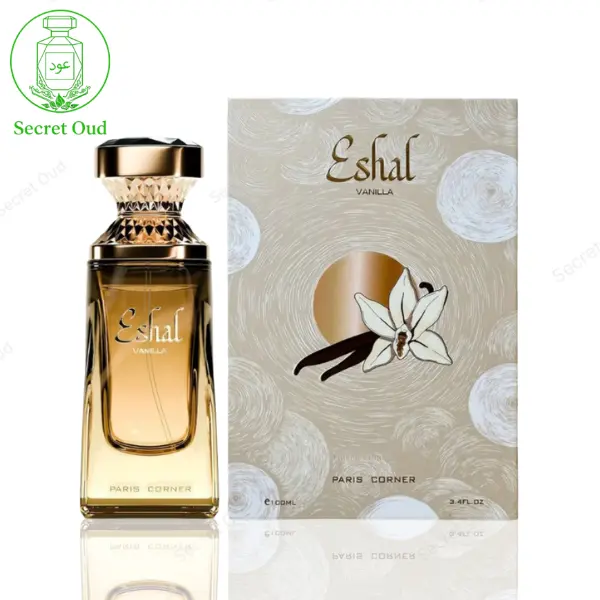 Paris Corner Eshal Vanilla EDP, Women's Fragrance, Single Item, 100ml(3.4oz)