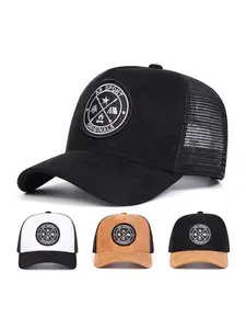 Men's Fashion Baseball Cap with Hot King Logo, Breathable Mesh Design, Polyester Fiber Outdoor Activity Hat for Casual Wear, Quality Caps