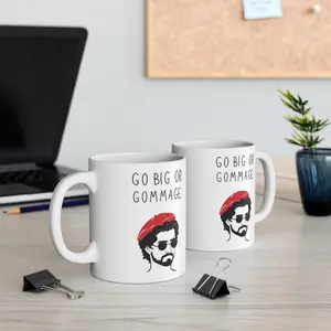 Go Big or Gommage Expedition 33 Clair Obscure Coffee Mug, Fun Gift for Game Lovers Mug, Coffee Mug 11oz 15oz