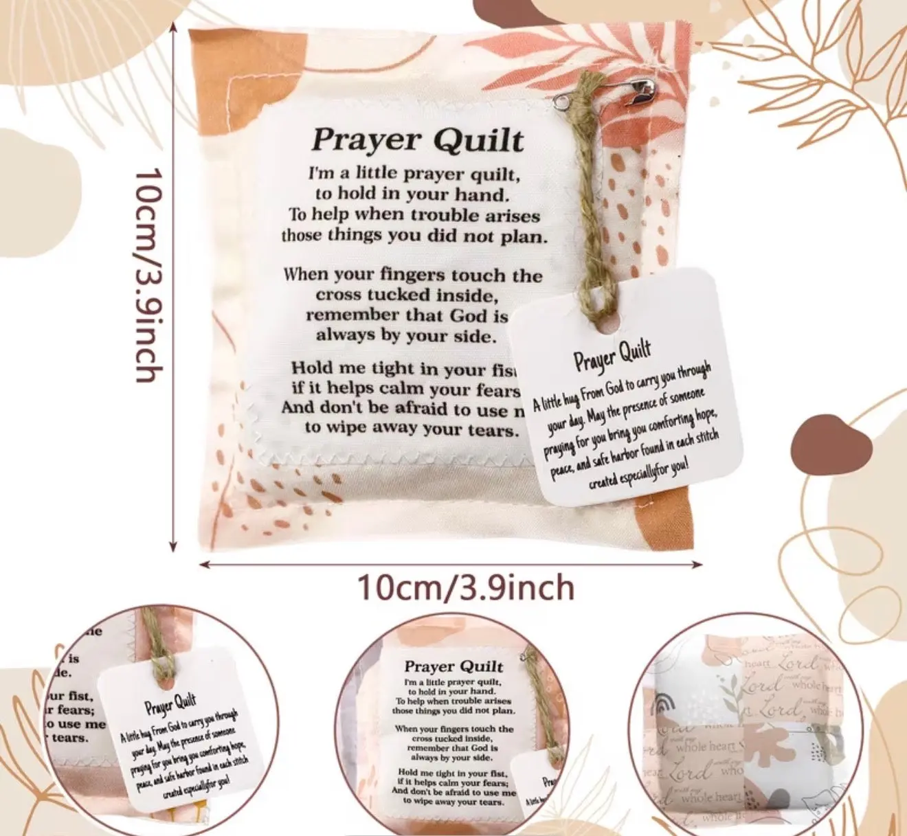 Prayer quilt pillows