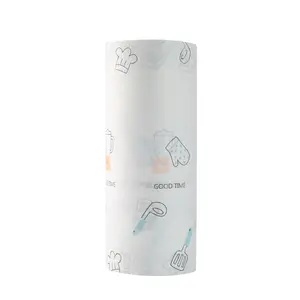 Disposable Non-Woven Wipes, 400-Sheet Per Roll, Super Absorbent Multi-Purpose Cleaning Cloth, Convenient Household Scouring Rag for Kitchen Dishwashing, Sports & Outdoor Protective Gear Accessory