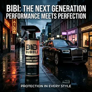 BIBI-BUBBLE Quick Nano Ceramic Coating Agent 500ML | Ultimate Hydrophobic Water Repellent Spray | High-Gloss Mirror Shine Paint Restorer | Game-Changer Car Paint Restorer|Make Your Car Look Brand New!