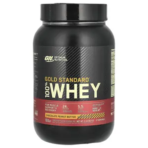 Optimum Nutrition Gold Standard® 100% Whey, Chocolate Peanut Butter, 2 lb (907 g) Optimum Nutrition Gold Standard® 100% Whey, Chocolate Peanut Butter, 2 lb (907 g)