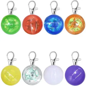 8 Pack Dog Lights for Night Walking, 3 Modes Dog Collar Light for Night Time, IP68 Waterproof Dog Lights Clip On, LED Safety Light for Large Medium Small Pets, Running, Camping, Climbing, Bike