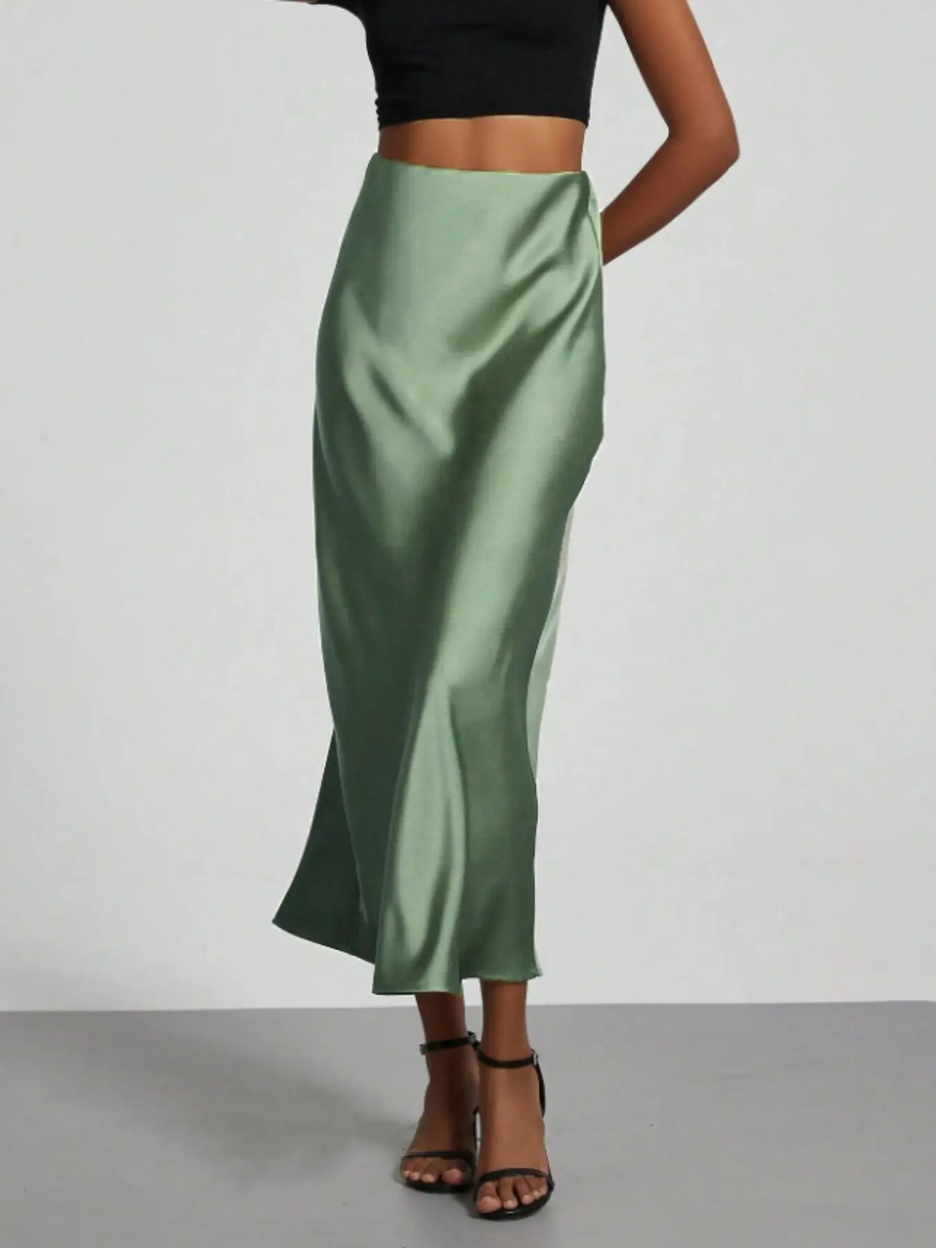 Women's Solid Color Skirt, Fitted Skirt, Fitted Design Skirt, Casual Skirt, Elegant Fashion Skirt for Party Dating, Women's Bottoms for Summer