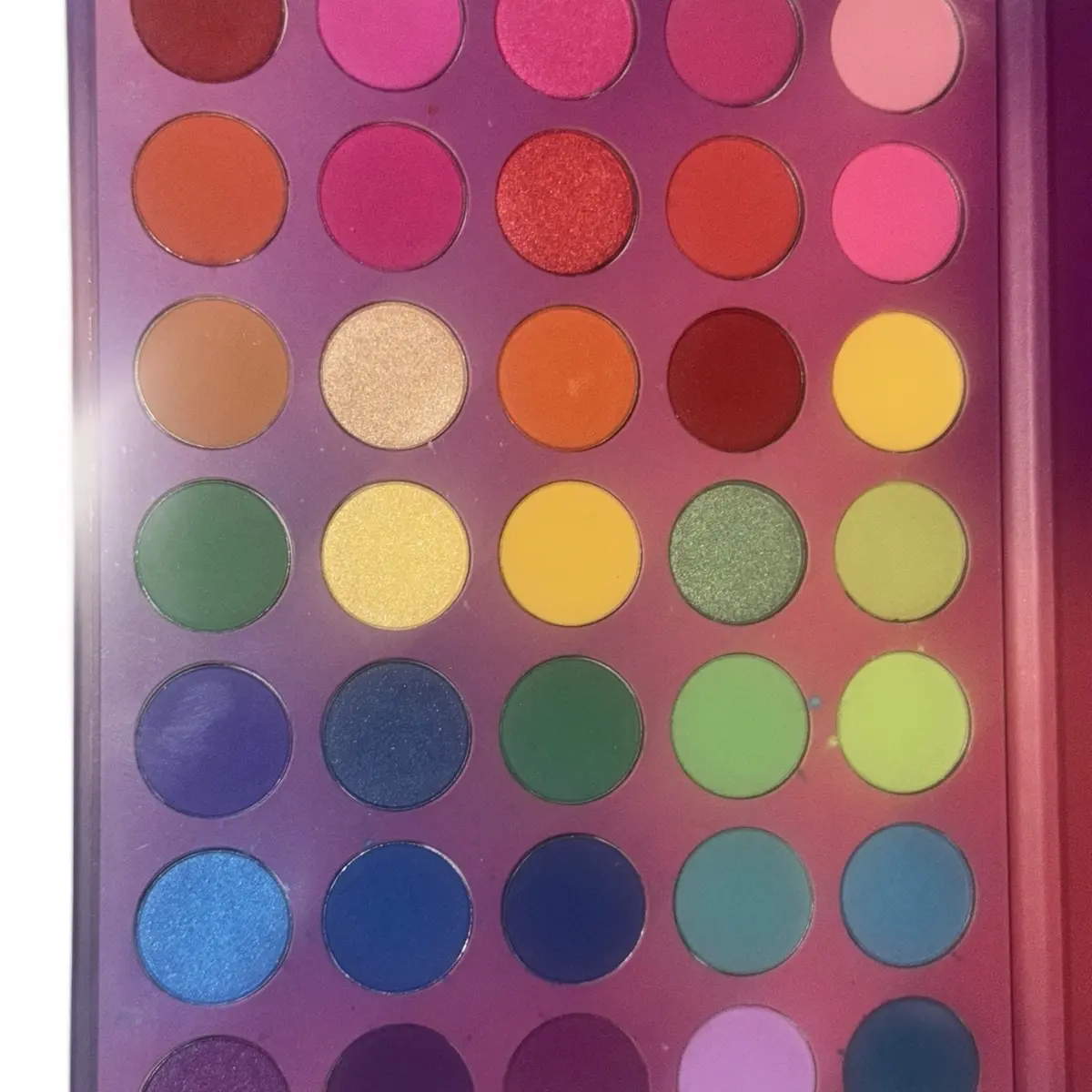 Cosmetic Makeup: Jumping Musical Notes Eyeshadow Palette eye shadow lurella makeup rainbow color