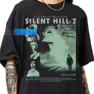 Vintage 90s Graphic Style Silent Hill T-shirt, Retro Silent Hill Graphic Tee, James Sunderland Gifts For Man And Women Unisex T-shirt
