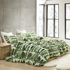Jelly Rolls Chunky Bunny - Coma Inducer Oversized Comforter Set - Green Willow