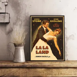La La Land Poster, Retro Lalaland Movie Decor Artwork Decoration Ornaments