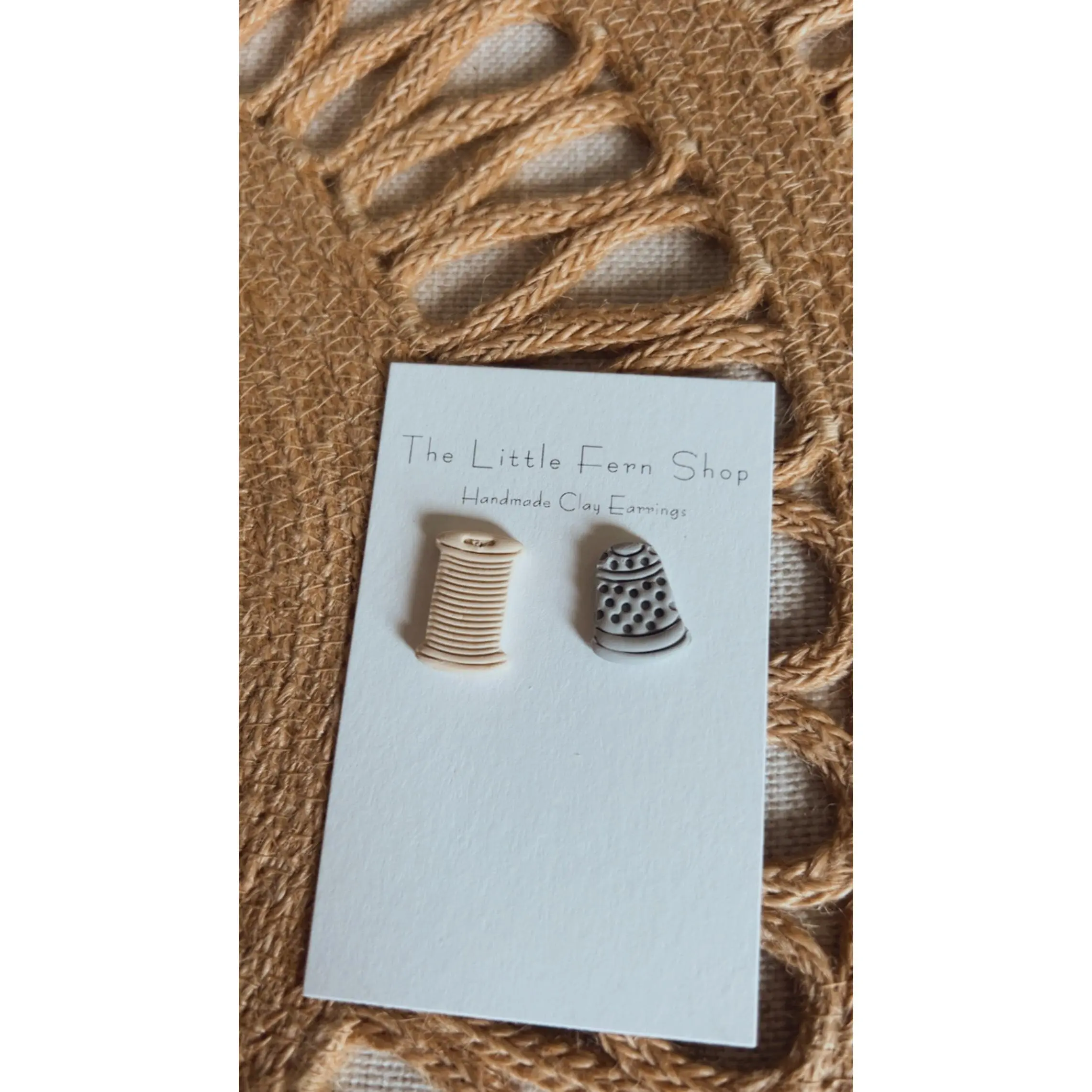 Thread & Thimble Stud