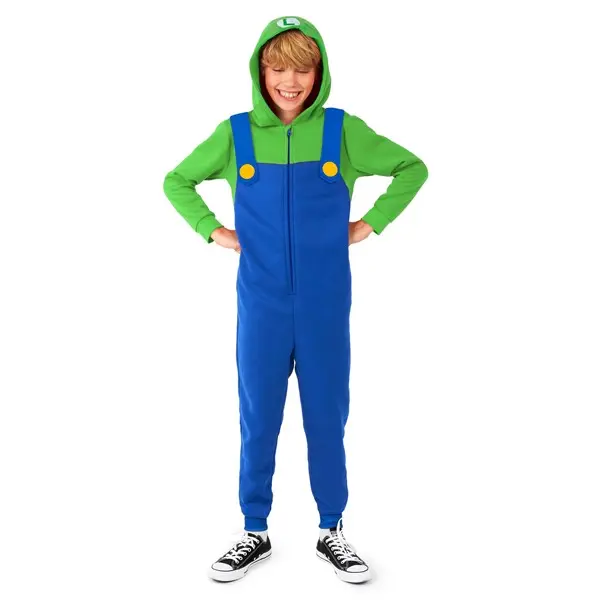 Kid's Super Mario Bros. Luigi Costume Onesie