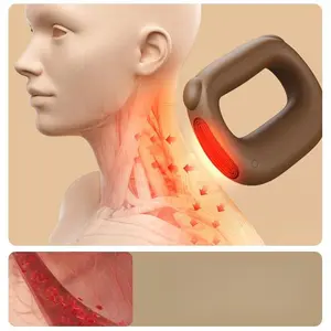 Fascia Ring Portable Vibration Massager Heating and Relaxing Device for Relief of Waist, Neck, Shoulder Muscle Discomfort