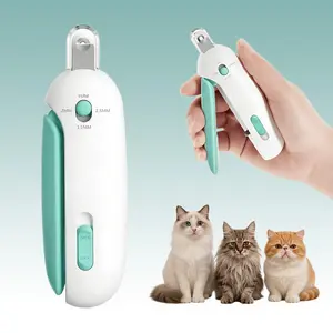 Adjustable Pet Nail Clipper Scissors for Cats with 1MM 2MM 2.5MM 3.5MM Settings Safe Grooming Tool