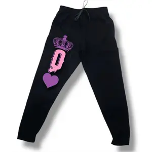 Stitched Smile - "Queen Of Hearts" Graphic Joggers