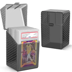 Premium PSA Graded Card Storage Box – Holds 12 Slabs or 250 Loose Cards | Heavy-Duty Trading Card Organizer for Pokémon, Sports, and TCG (2 pack)