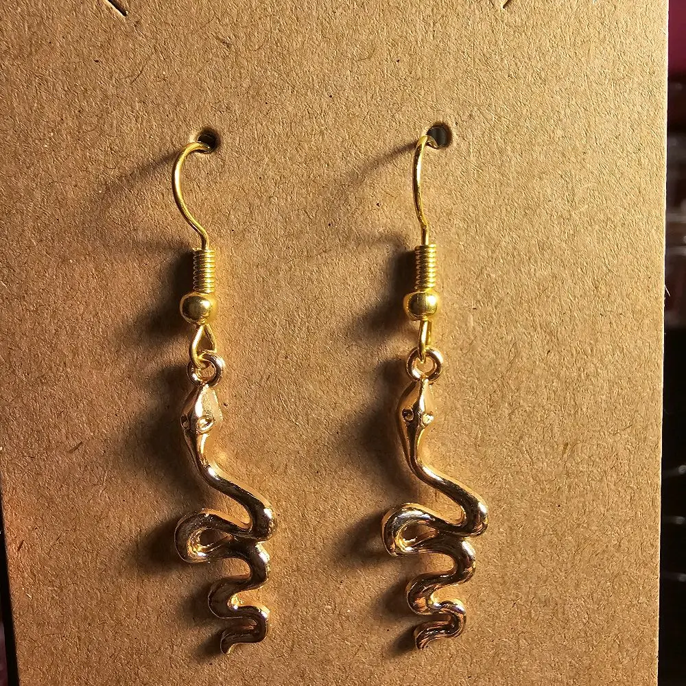 snakes and lizards earrings