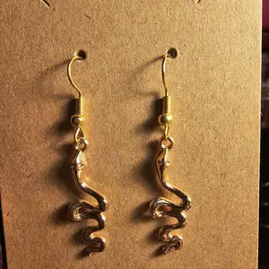 snakes and lizards earrings