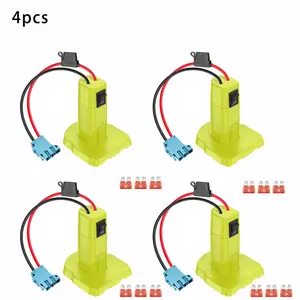 Battery Adapter Converter for Ryobi 18V ONE+ - Power Wheels Adapter Conversion Kit with On/Off Switch, Fuse Protection & Wire Connectors