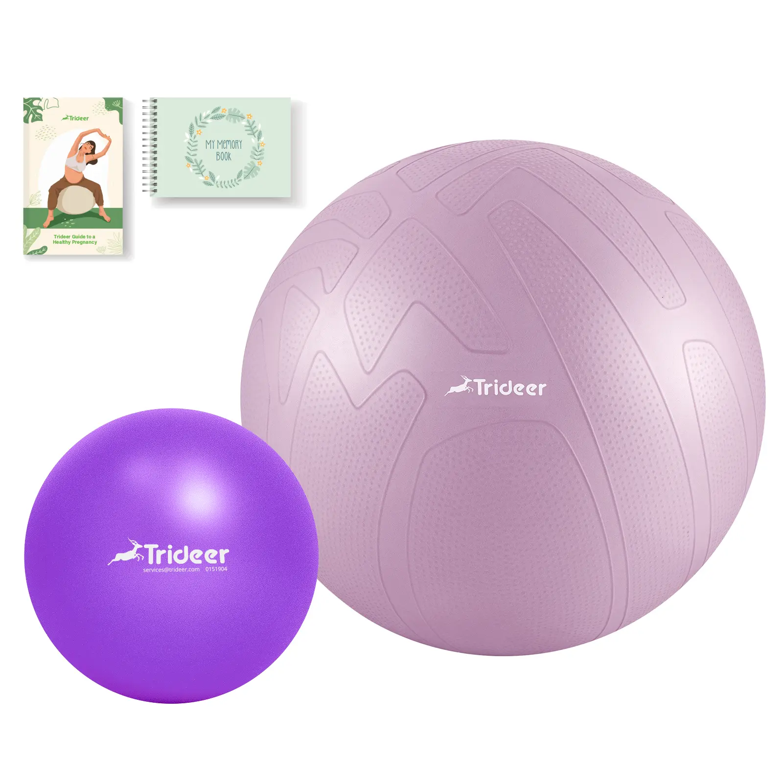 Lavender+Purple Pilates Ball 9 Inch