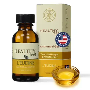 L’EUDINE Healthy Feet Nail Renewal, Toenail Fungus Treatment Extra Strength Nail Repair for Damaged, Discolored or Brittle Toenails & Fingernails, Athlete’s Foot & Odor - Made in USA (1 fl oz) Manicure