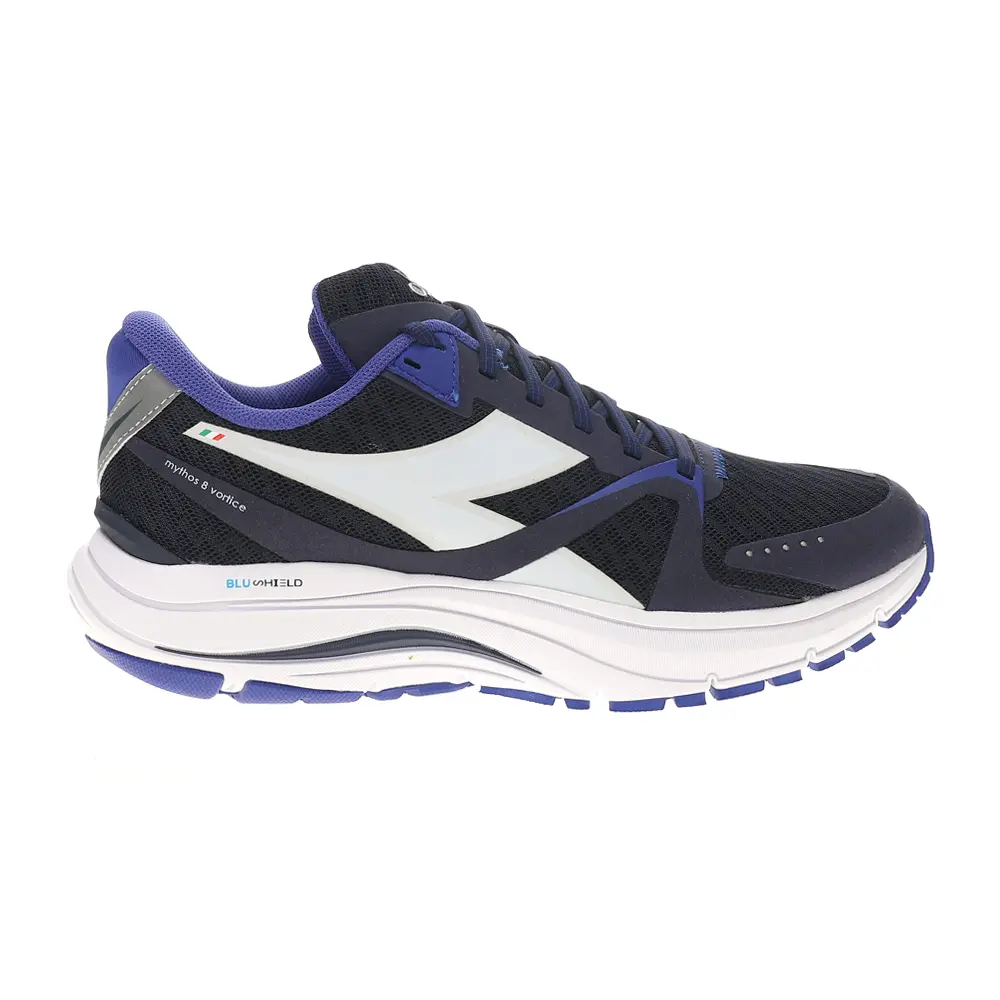 diadora Mens Mythos Blushield 8 Vortice Wide Running Sneakers Shoes - Blue diadora Mens Mythos Blushield 8 Vortice Wide Running Sneakers Shoes - Blue