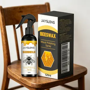 Beeswax Wood Polish Spray for Furniture Floor and Cabinet Care Wood Shine Spray Helps Restore Smooth Glossy Finish and Reduce Dust Buildup