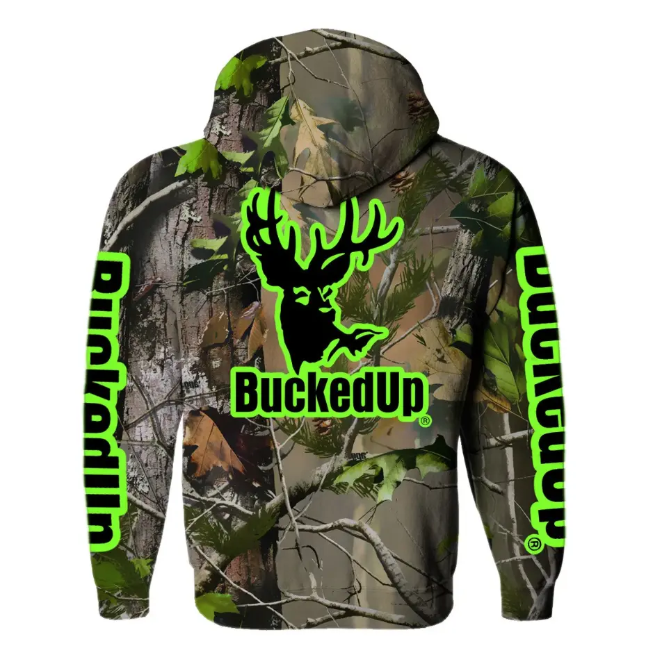 Pullover Hoodie Realtree APG Camo, Hunting-Inspired Outdoor Graphic Sweatshirt, Men's & Women's Casual Sportswear Hoodie